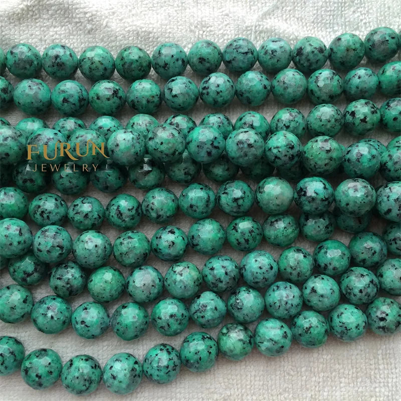 Wholesale Natural 14mm  Faceted Round Loose Beads For Jewelry Making DIY Bracelets Necklace