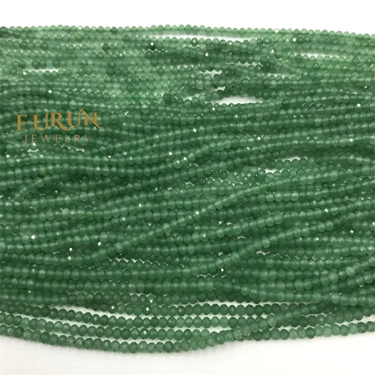 green aventurine Saucer Beads 3x2mm faceted Wheel Spacer Abacus Beads  purple Semiprecious stone roundel Beads for Jewelry make