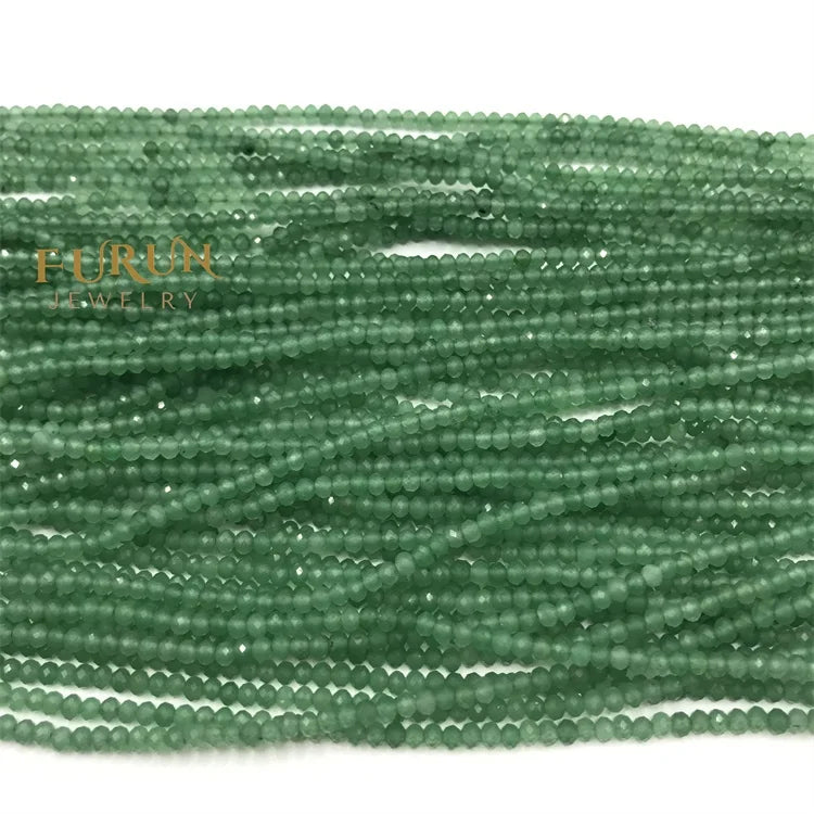 green aventurine Saucer Beads 3x2mm faceted Wheel Spacer Abacus Beads  purple Semiprecious stone roundel Beads for Jewelry make