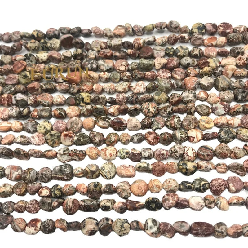 Natural red leopard jasper Gemstone Beads Nuggets Free Size Chips  Beads for DIY Jewelry Making Beads