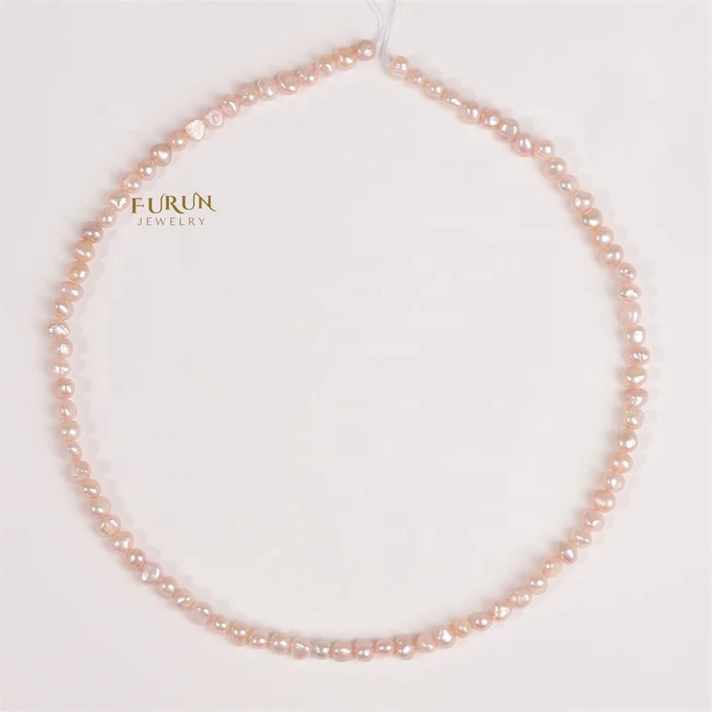 4.5-5mm Small Baroque Pearl Bead White purple gold pink freshwater Pearl irregular nugget Beads for jewelry making